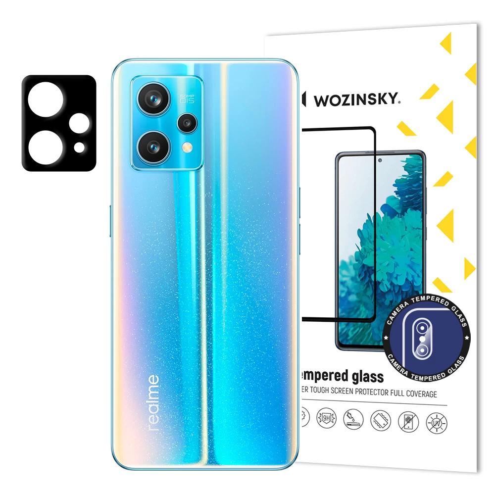 9h Grūdintas Stiklas Visai Kamerai realme 9 Pro + Viso Fotoaparato Stiklas