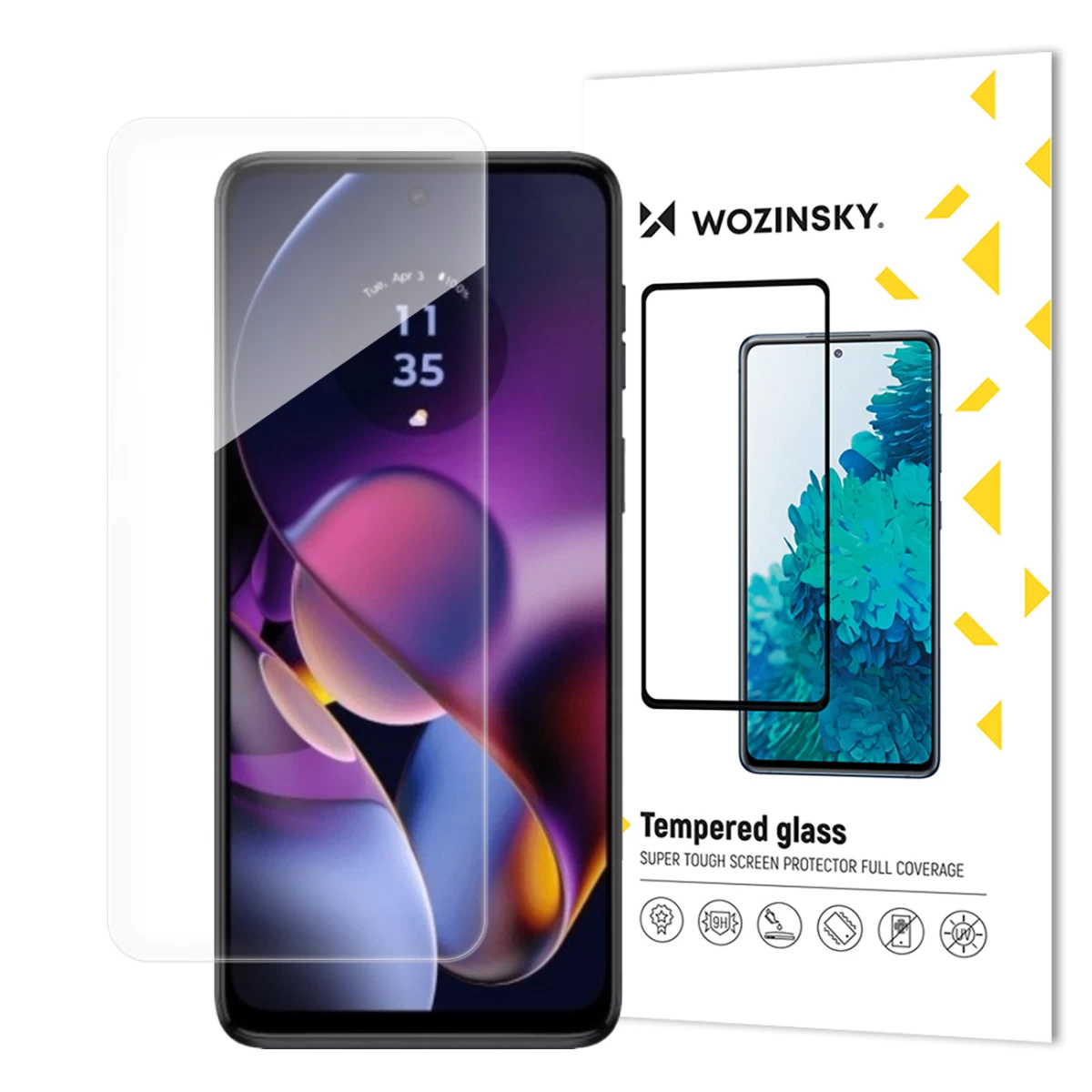 9h Viso Ekrano Grūdintas Stiklas Motorola Moto G54