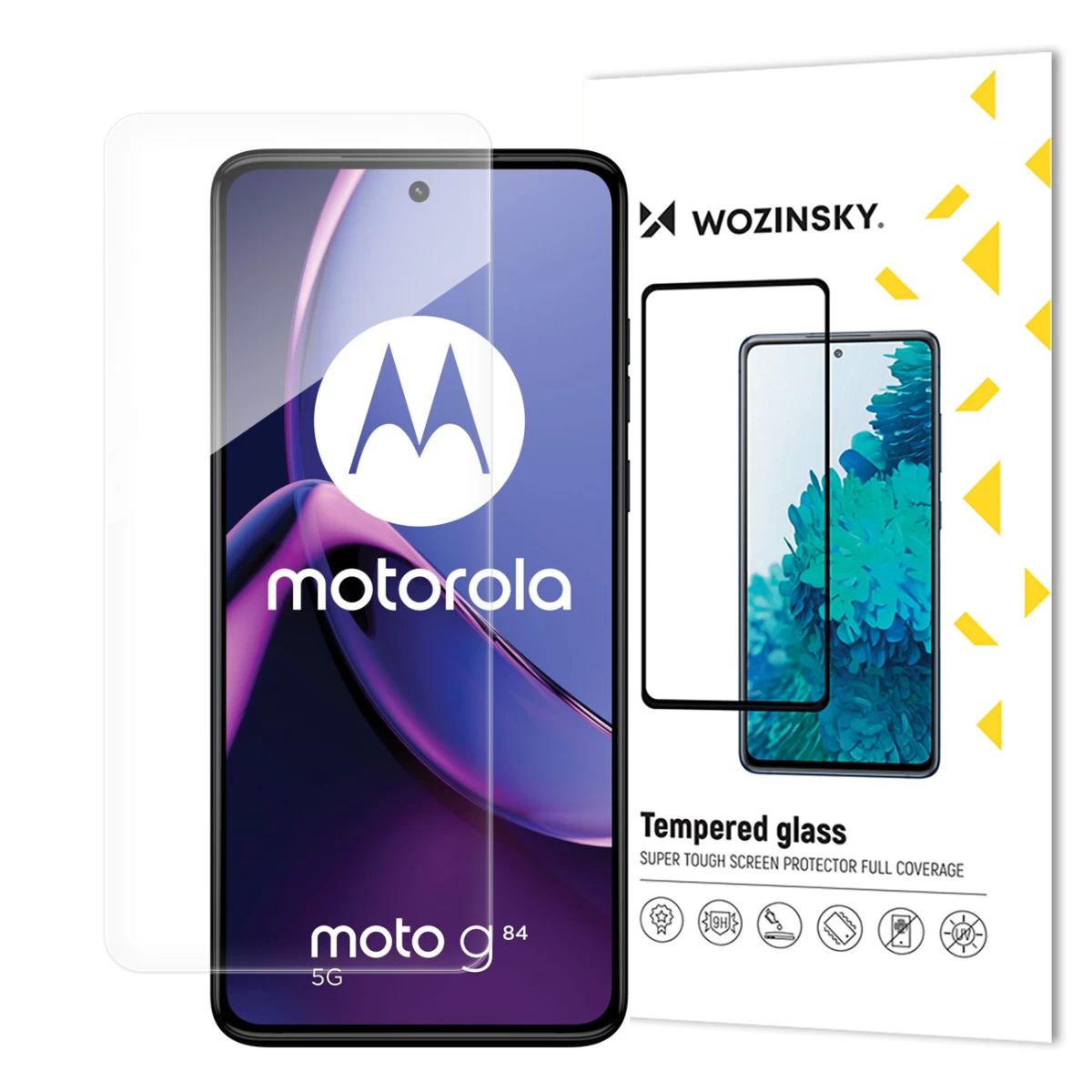 9h Viso Ekrano Grūdintas Stiklas Motorola Moto G84
