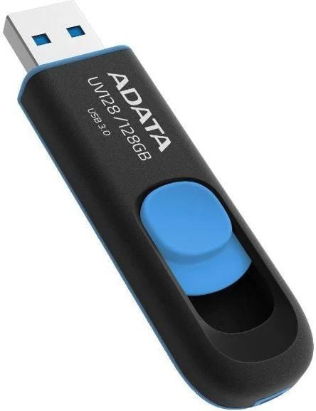 A-data Dashdrive Uv128 (128 Gb /usb 3.0 / Juoda/mėlyna )