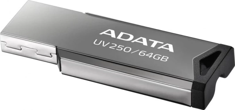 A-data flash Diskas Uv250 (64 Gb /usb 2.0 / Sidabrinės Pilkos Spalvos )