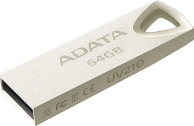 A-data Uv210 64gb (64 Gb /usb 2.0 / Sidabrinis )