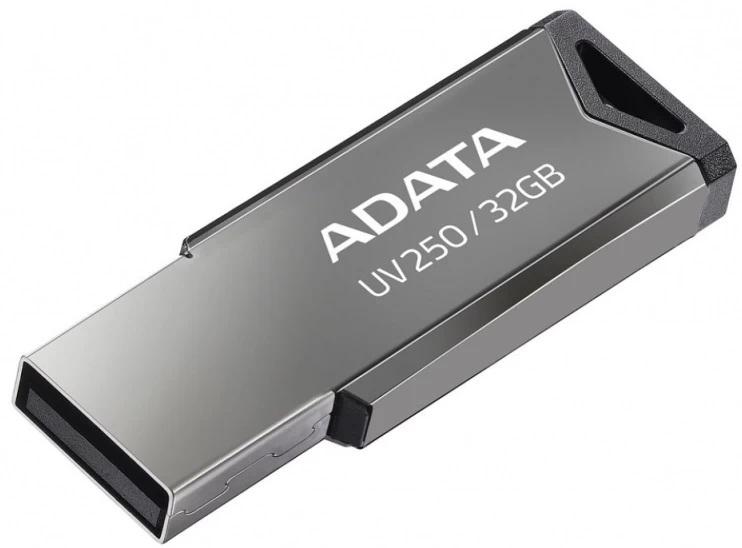 A-data Uv250 (32 Gb /usb 2.0 / Sidabriškai Pilka )
