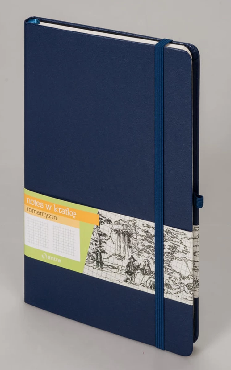 A5 Užrašų Knygelė romanticism Grid Notebook Navy. A5 Užrašų Knygelė romanticism Grid Notebook Navy.