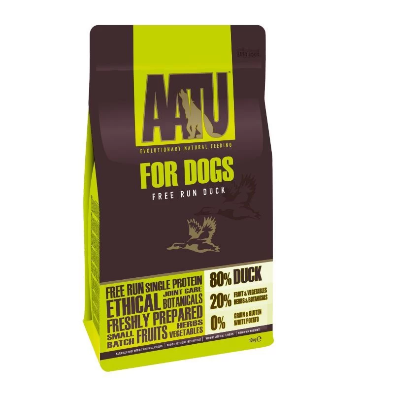 AATU 80/20 DUCK pašaras suaugusiems šunims su 80% antienos 10kg, AD10