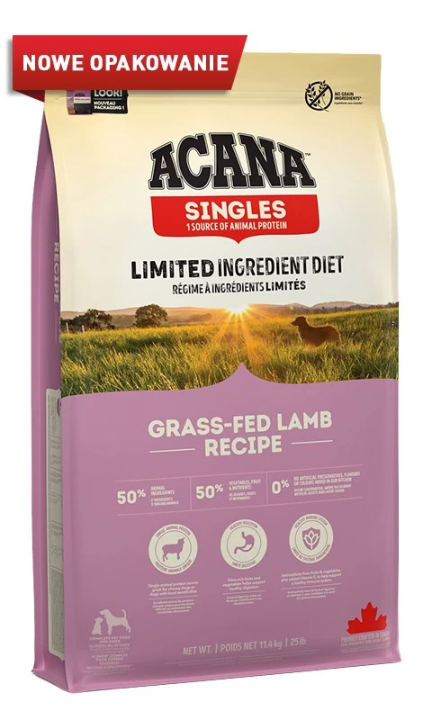 ACANA Singles Grass-Fed Lamb - dry dog food - 11,4kg