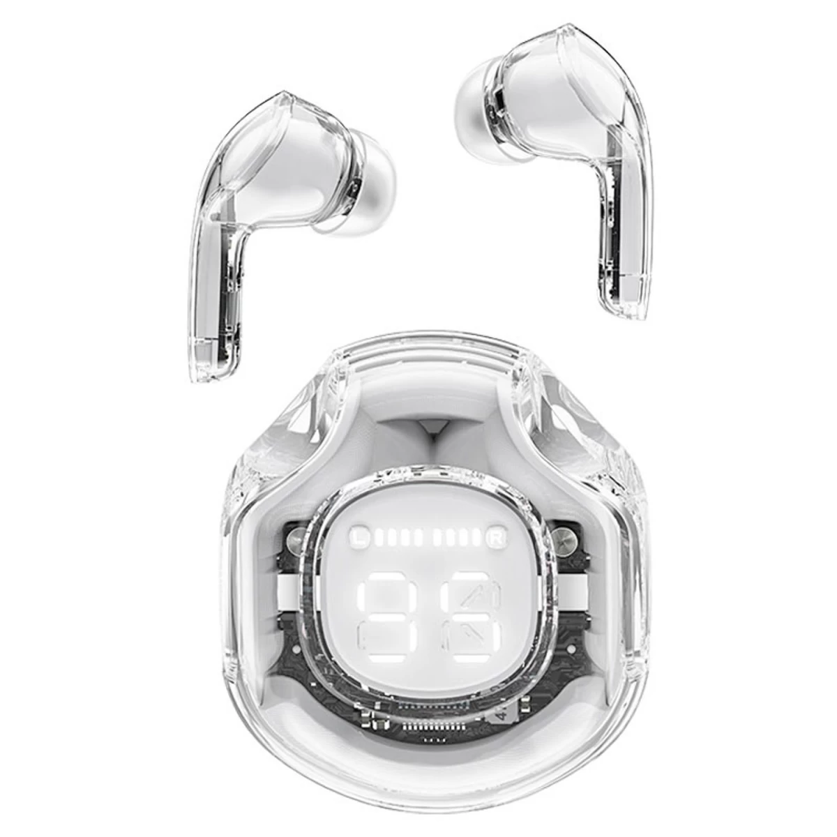 Acefast T8 Belaidės Tws bluetooth Ausinės į Ausis - Baltos Spalvos