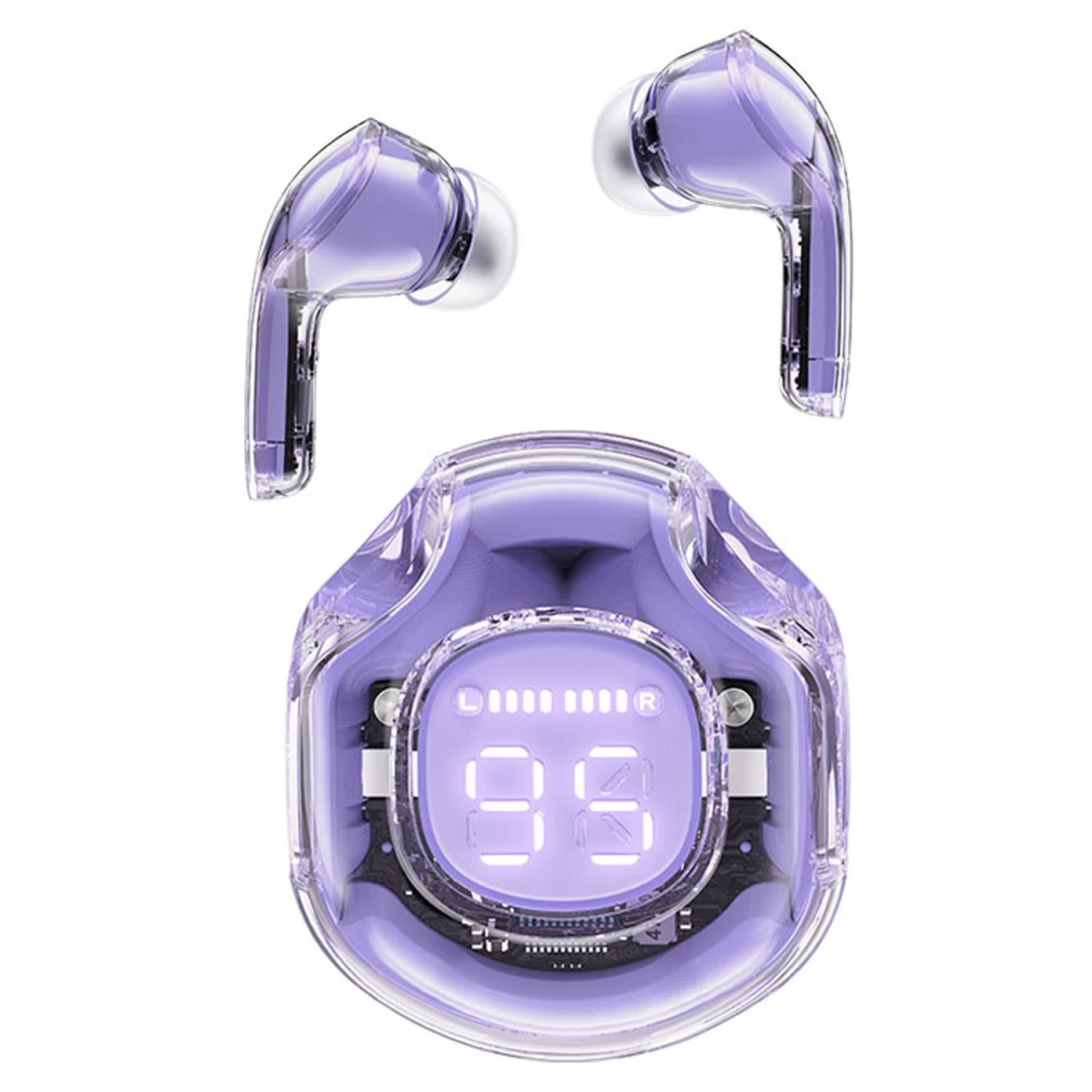 Acefast T8 Belaidės Tws bluetooth Ausinės į Ausis - Violetinės Spalvos