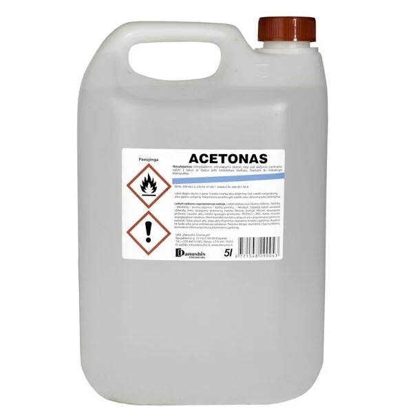 Acetonas DANUSHIS CHEMICALS, 5l