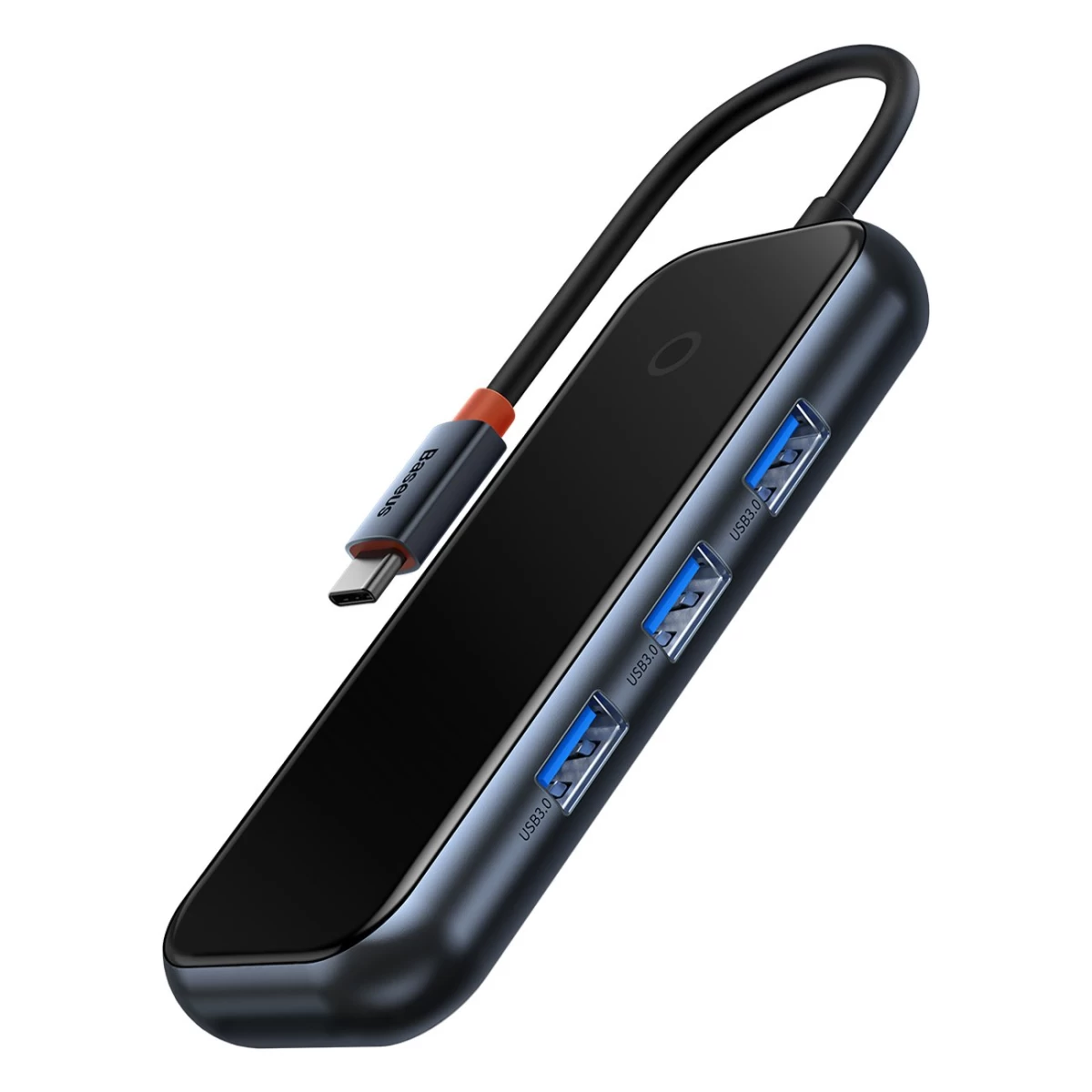 Acmejoy Hub 4 Prievadų Usb-c 3xusb 3.0 Tamsiai Pilka Acmejoy Hub 4 Prievadų Usb-c 3xusb 3.0 Tamsiai Pilka