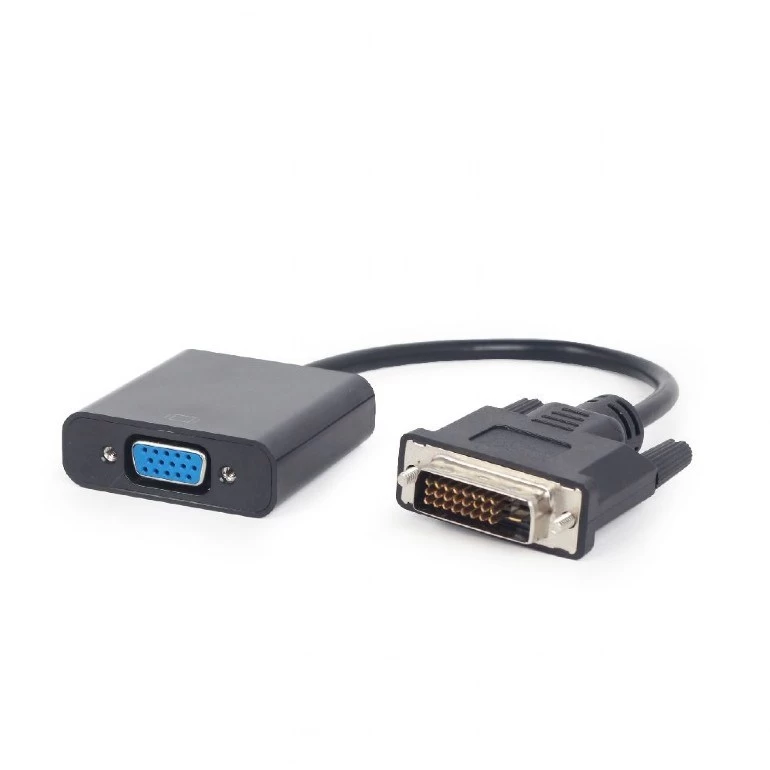 Adapter GEMBIRD A-DVID-VGAF-01 (DVI-D M - D-Sub (VGA) F; 0,20m; black color)