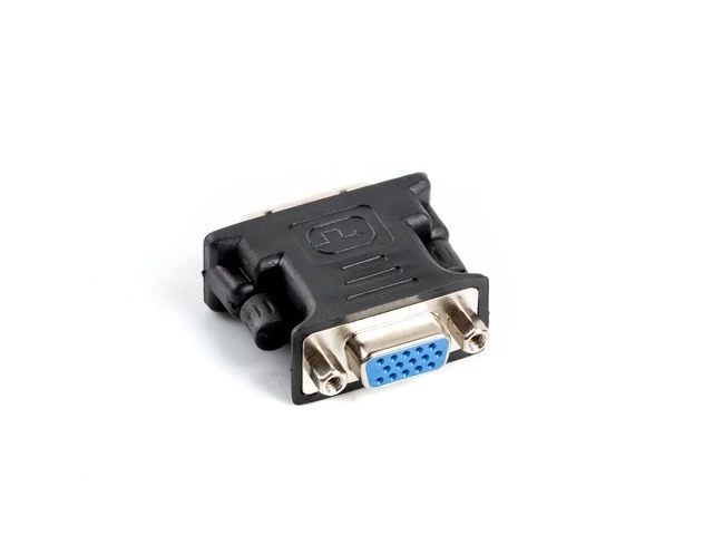 Adapter Lanberg AD-0012-BK (DVI-I (Dual link) M - D-Sub (VGA) F; black color)