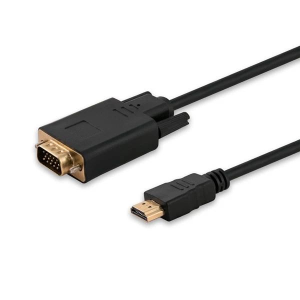 Adapter SAVIO CL-103 (HDMI M - D-Sub (VGA) M; 1,8m; black color)