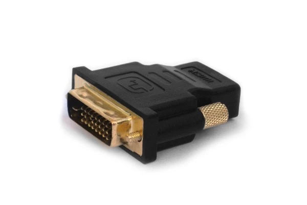 Adapter SAVIO cl-21 (HDMI F - DVI-D M; black color)