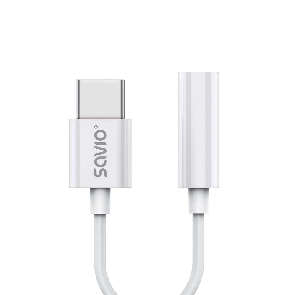 Adapter USB-C-Mini Jack AK-51 SAVIO