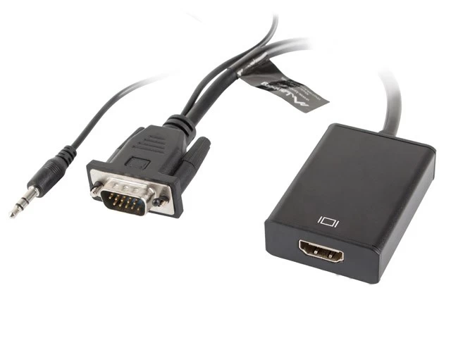 Adapter VGA(F) + Audio  -&gt; HDMI(M)