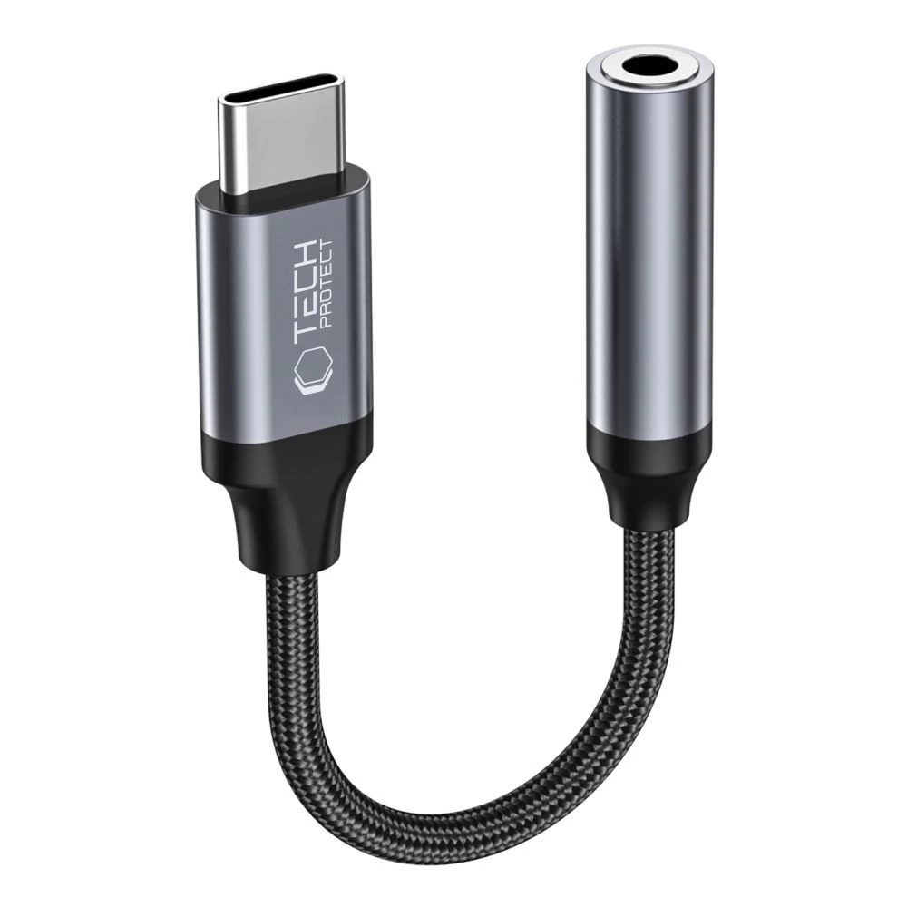 Adapterio Adapteris Usb-c - Mini Lizdas 3,5 Mm - Juodas