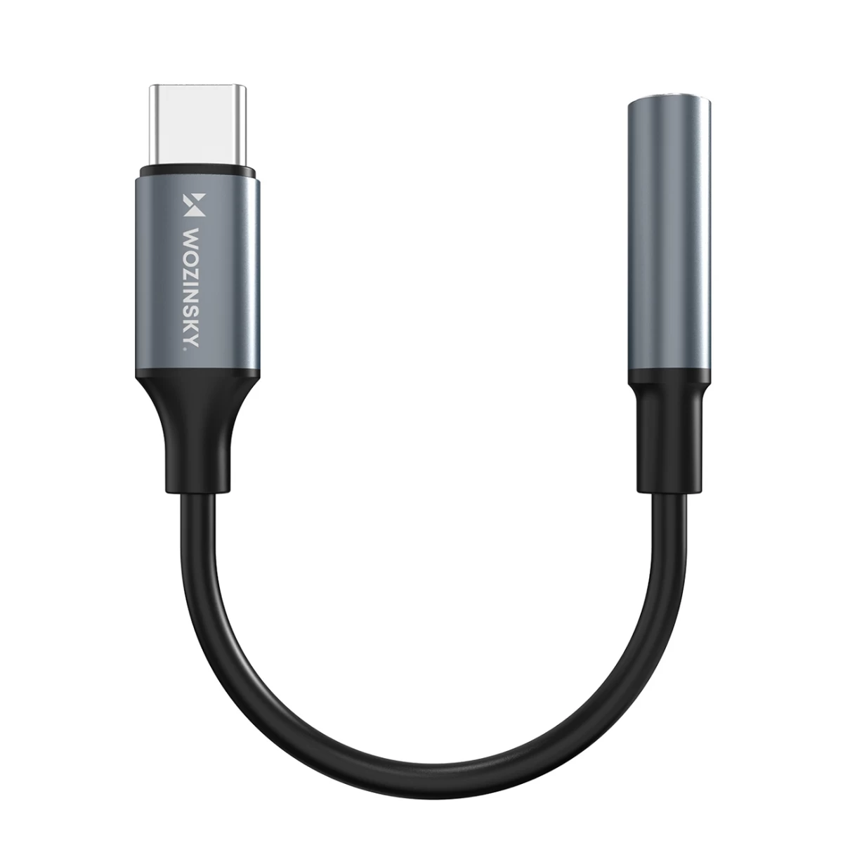 Adapterio Kabelis Usb-c - Mini Lizdas 3,5 Mm - Juodas