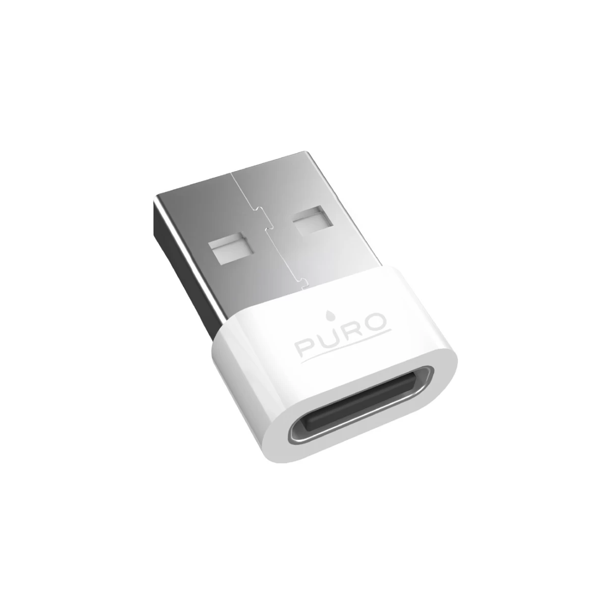 Adapterio Kabelis Usb-c - Usb-a - Baltas