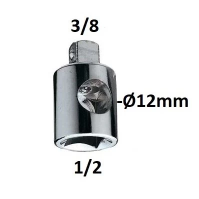Adapteris 3 krypčių 1/2 - 3/8