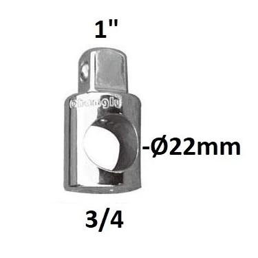 Adapteris 3 krypčių 3/4 - 1