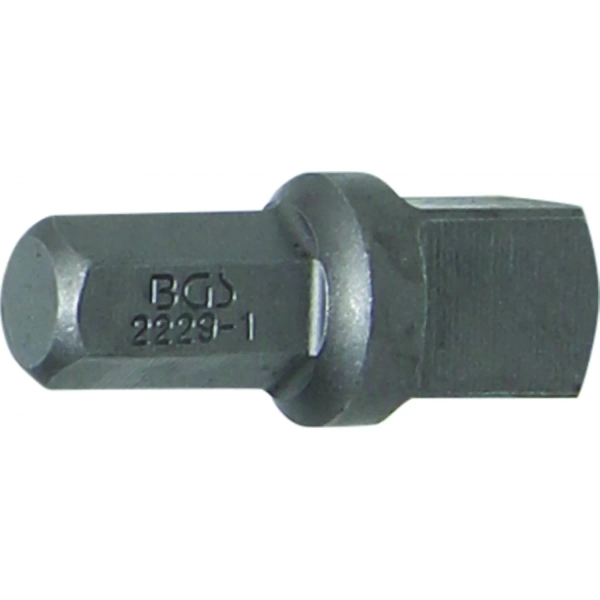 Adapteris  8 mm šešiakampis (5/16) - išorinis kvadratas 10 mm (3/8) | 30 mm (2229-1)