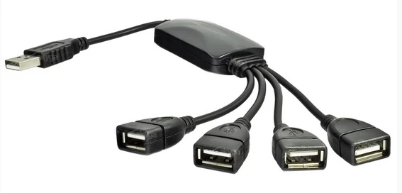 Adapteris Akyga Usb 2.0 - 4x Usb 2.0 Ak-ad-13 Usb 2.0 Type A - 4 X Usb 2.0 Type A