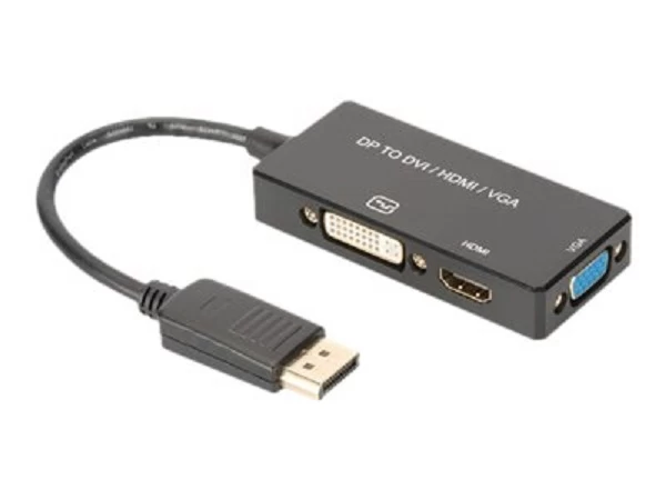 Adapteris Assmann Ak-340418-002-s Displayport - Hdmi+dvi+vga