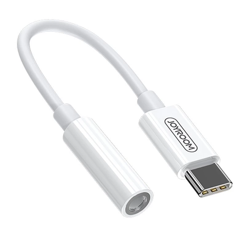 Adapteris Ausinėms 3,5 Mm Mini Jack Moteriškos - Usb-c Vyriškos Lyties Baltos Spalvos Adapteris Ausinėms 3,5 Mm Mini Jack Moteriškos - Usb-c Vyriškos Lyties Baltos Spalvos