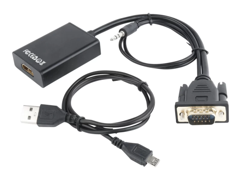 Adapteris Gembird A-vga-hdmi-01 Vga - Hdmi + Audio