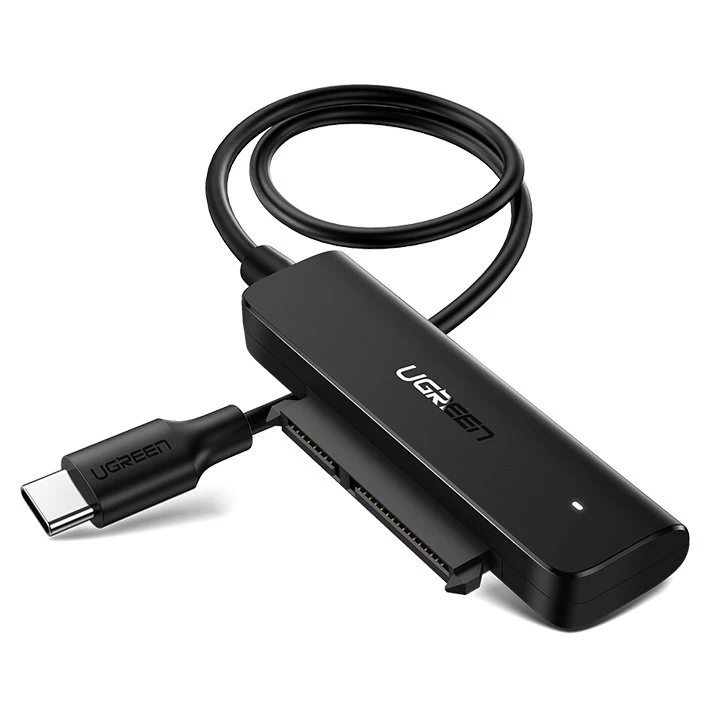 Adapteris Hdd Ssd 2,5'' Sata Iii 3.0 į Usb-c - Juodas Adapteris Hdd Ssd 2,5'' Sata Iii 3.0 į Usb-c - Juodas
