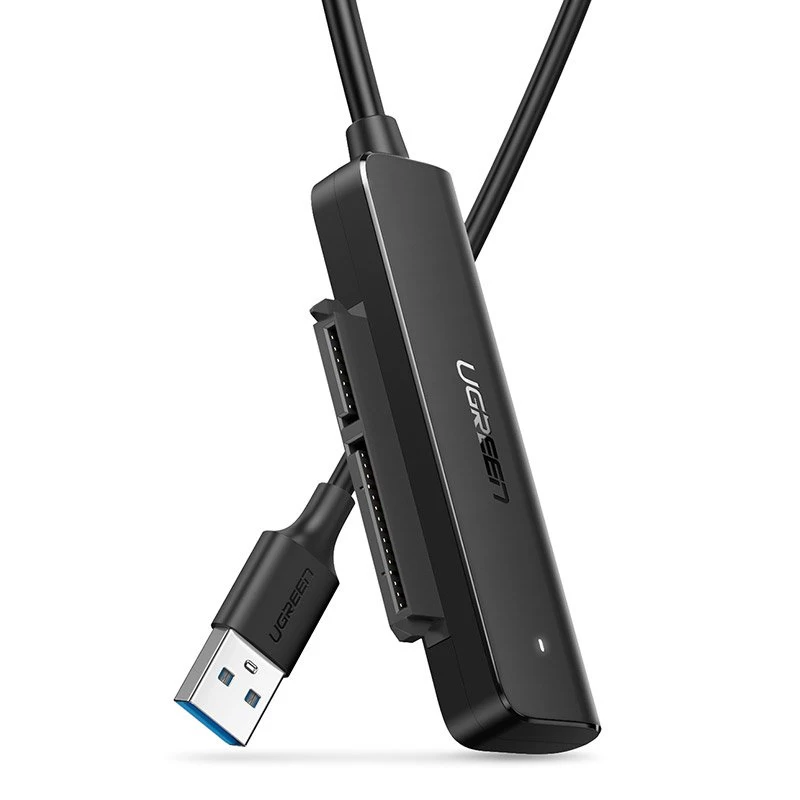 Adapteris Hdd Ssd 2,5'' Sata Iii 3.0 į Usb - Juodas Adapteris Hdd Ssd 2,5'' Sata Iii 3.0 į Usb - Juodas