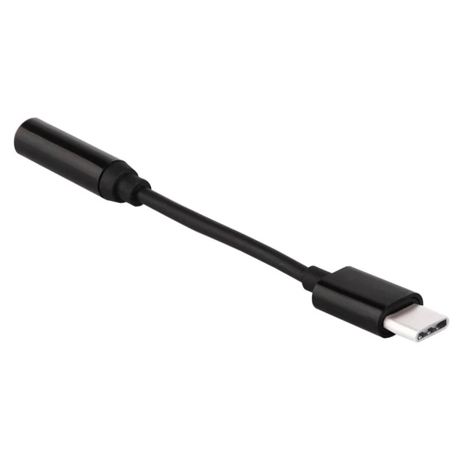 Adapteris Iš Usb-c į 3,5 Mini Lizdą Juodas Adapteris Iš Usb-c į 3,5 Mini Lizdą Juodas