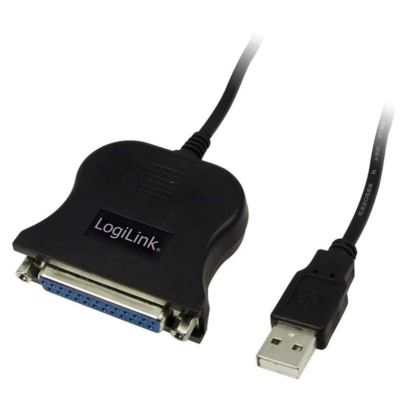 Adapteris Logilink Usb A Tipo - D-sub Ua0054a Usb A Tipo - D-sub 25 Kontaktų