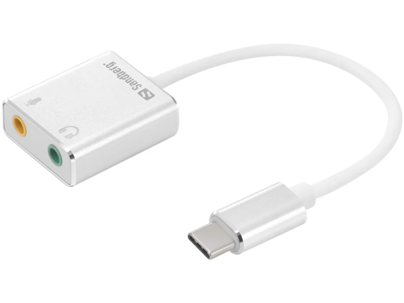 Adapteris Sandberg 136-26 C Tipo Usb - 2x Minijack 3,5 Mm