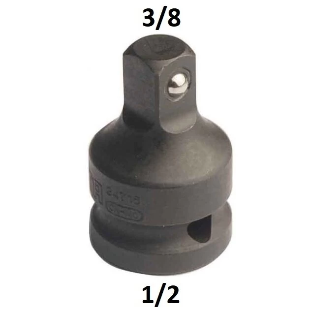 Adapteris smūginis 1/2(F) - 3/8(M)
