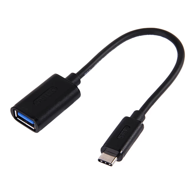Adapteris Unitek Y-c476bk Juodas Y-c476bk Usb C Tipo (kištukas)-usb A Tipo (lizdas)