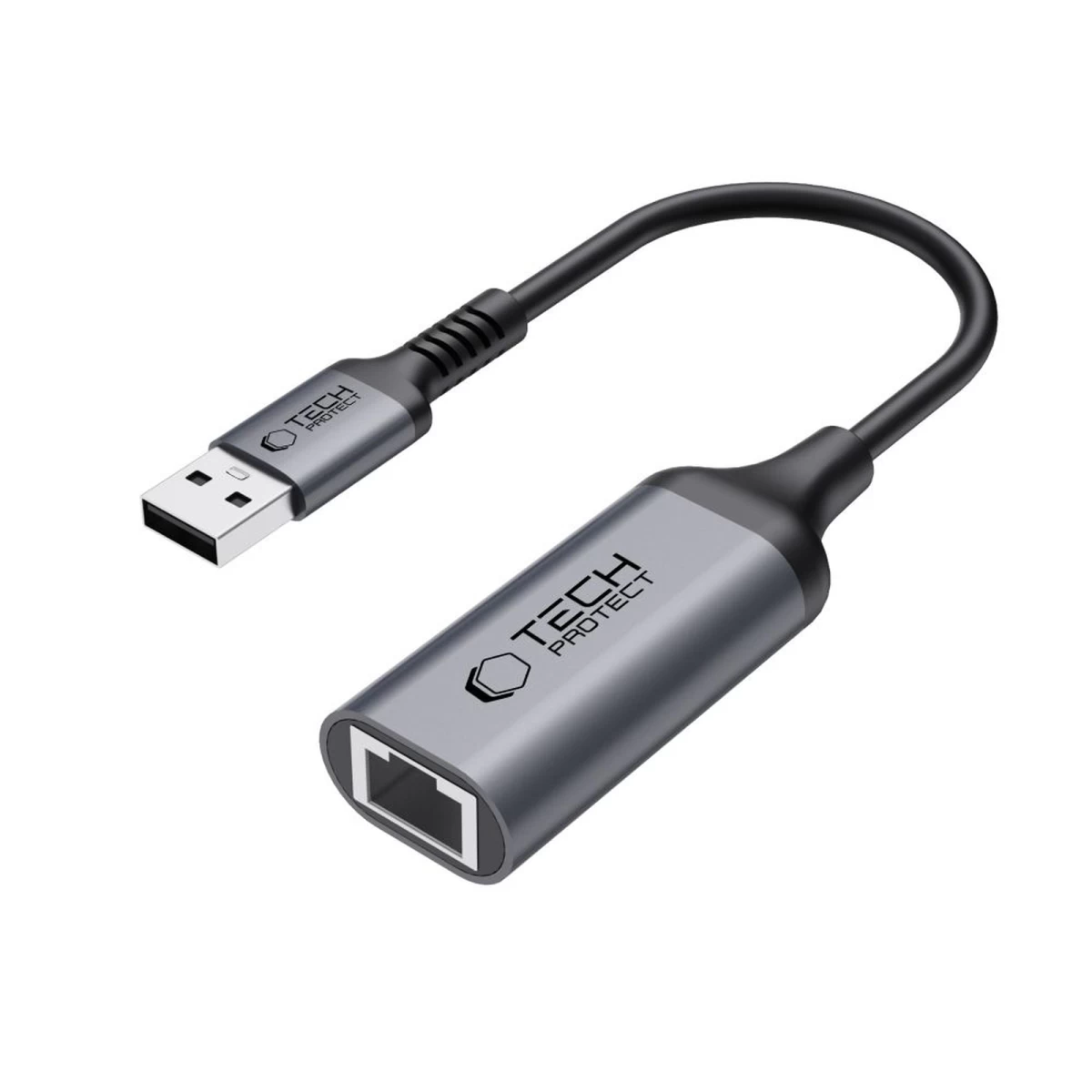 Adapteris Usb-a - Ethernet Rj45 1000mbps - Juodas