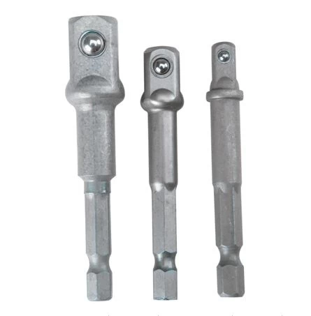 Adapterių komplektas iš 1/4(6,3 mm) į galvutes 1/4 - 3/8 - 1/2 (SK1197)