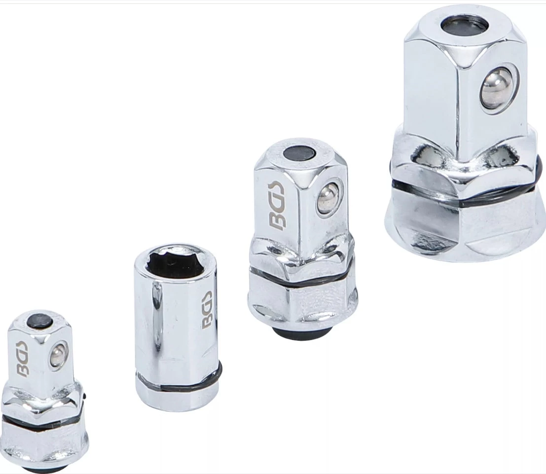 Adapterių rinkinys terkšliniams raktams | 4 vnt. (8210)