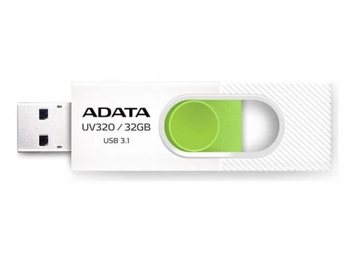 Adata Auv320-32g-rwhgn flash Atmintinė (32 Gb / Balta )