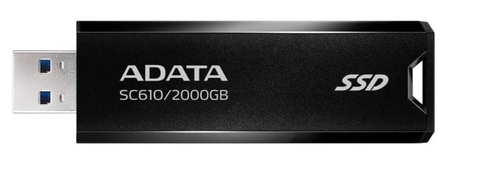 Adata flash Diskas Sc610 (2 Tb / Juodas )