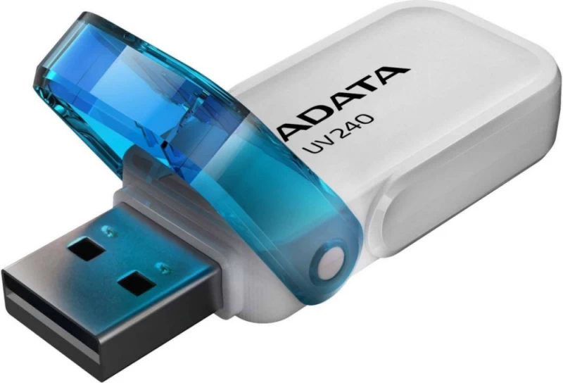Adata Uv240 32 Gb (32 Gb /usb 2.0 / Baltas / Mėlynas )
