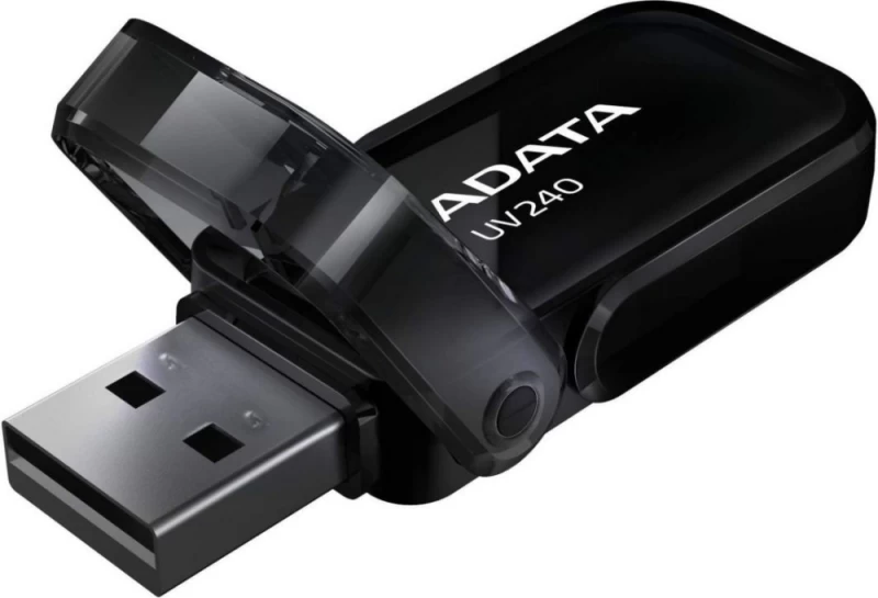 Adata Uv240 64 Gb (64 Gb /usb 2.0 / Juodos Spalvos )