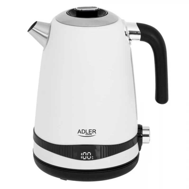 Adler Virdulys Su Reguliuojama Temperatūra Ad 1295w (1,7 L /2200 W/baltai Juodas )
