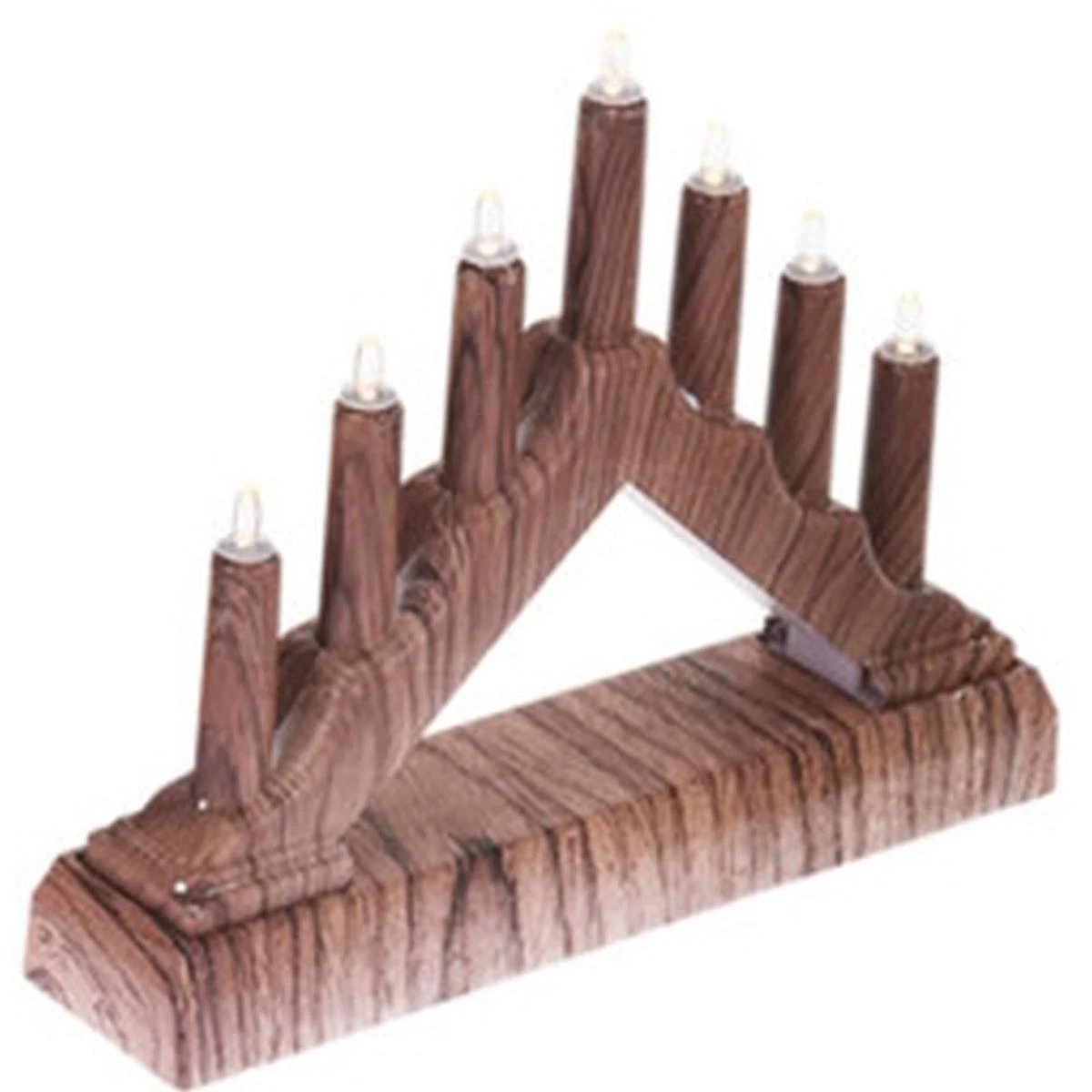 Advent Chandle 15,5x3,2x13,5cm 7 Led Baterijomis Geriamas Klonas