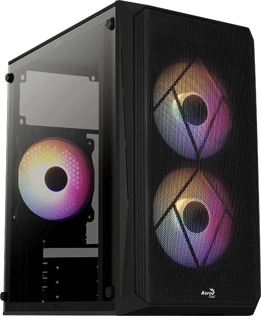 AeroCool CS-107 BLACK   ARGB USB 3.0 Mini Tower