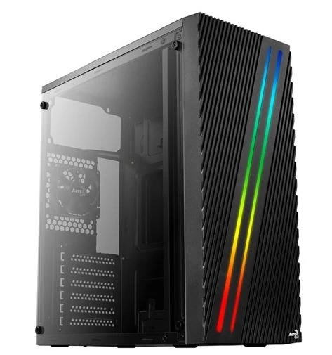 AeroCool Streak RGB     BLACK USB 3.0 Mid Tower