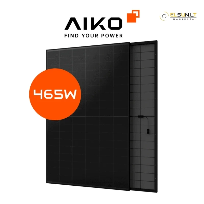 AIKO A465-MAH54Mb-FB 465W, stiklas/plastikas, pilnai juodas