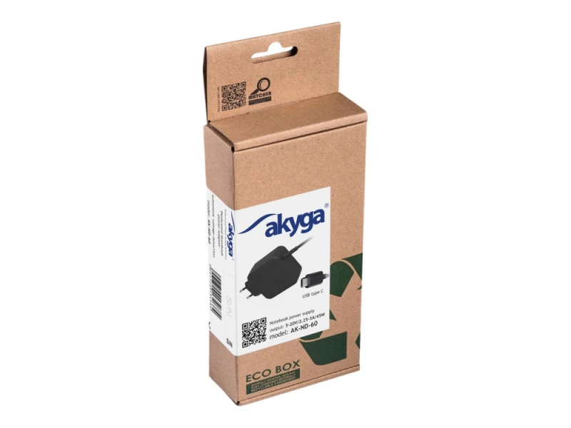 Ak-nd-60 Akyga Tinklo Adapteris 45w C Tipo Usb 5v
